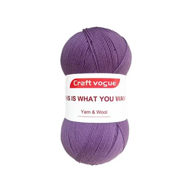 Hilo de algodón de crochet