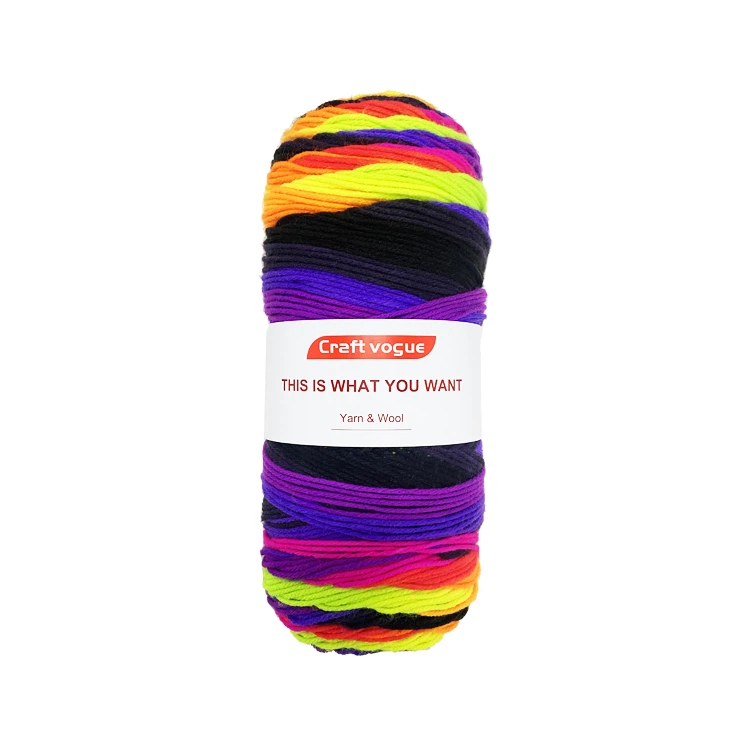 Stripes Acrylic Yarn